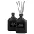 Repuesto Difusor Aromático Coco & Vainilla + Varillas (250 Ml.) Negro. Elegí tu Esencia. en internet
