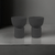Set x 2 Candelabros Objeto Deco de Cerámica (Negro) - comprar online
