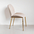 Silla Beetle (Pana Beige - Base Metal Dorado) - comprar online