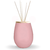 Difusor de Vidrio Bombé Rosa Mate + Varillas (460 CC)