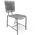 Silla Costa (Asiento Yute Gris / Hierro Negro)