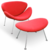 Sillón Paulin + Otomano Pana (Cromado) - decodesign