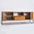 Mesa LCD Industrial - Natural Base Hierro (2 puertas - 1 Cajón) - comprar online