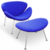 Sillón Paulin + Otomano Pana (Cromado) - comprar online