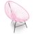Sillita Mexicana Oval Kids DSW (Rosa - Hierro Negro o Blanco)