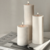 Velas esculturales, que parecen esculturas.