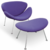 Sillón Paulin + Otomano Pana (Cromado) - decodesign