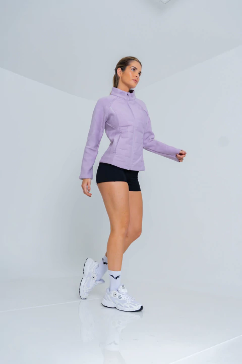 Campera Cozy neck Lilac - comprar online