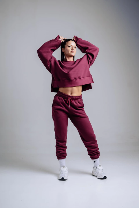 Jogger Preta Tiro Alto Cherry - comprar online