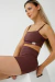 Short Rhaena TEXT brown - comprar online