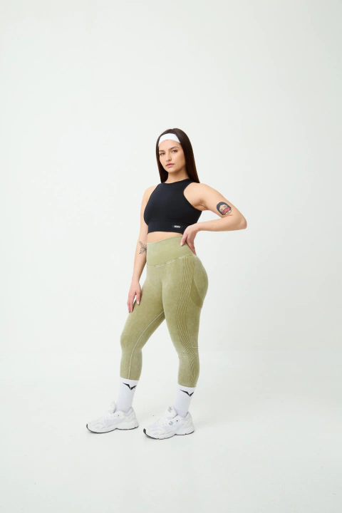 Calza Seamless Jens Olive