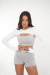 Bolero Crop Greyjoy White - tienda online