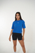 Remera Crop Electric Blue