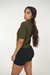 Remera Crop Military en internet