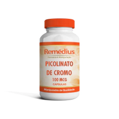 Picolinato de Cromo 100mcg - 100 cápsulas