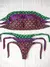 BIKINI BANDO ROMBO VERDE - comprar online