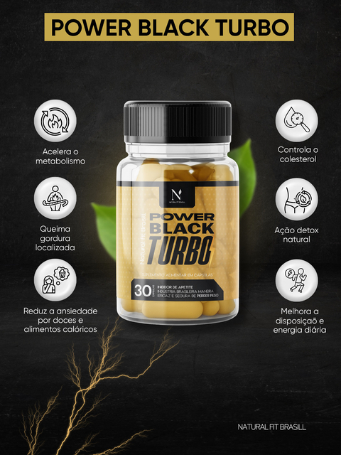 Banner da categoria  NATURAL FIT POWER BLACK TURBO- EMAGRECEDOR
