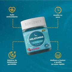 Melatonina Gummy 60 Gomas- Sabor Frutas Vermelhas - comprar online