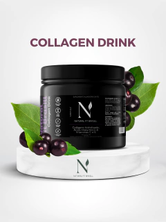 Combo Emagrecimento e Flacidez Anti- Idade/ 1 Frasco Power Black 1 Pote Colageno Natural Fit Brasill Sabor Açai. - Natural Fit Brasil