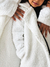 Casaco Teddy Alongado Adulto Branco - comprar online