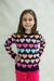 Blusa Tricô Colors Coração Infantil