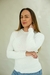 Blusa Tricô Adulta Branca - comprar online