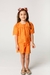 Conjunto Laise Laranja Infantil Menina Coleção Tal Mãe Tal Filha