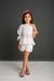 Conjunto Laise Branco Infantil Menina Coleção Tal Mãe Tal Filha