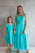 Vestido Azul Mãe E Filha Bianca