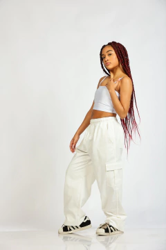 Calça cargo off white - comprar online