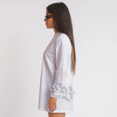 Imagem do Camiseta Oversized Manga Longa Branca Unissex