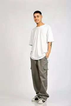 Calça cargo Cinza chumbo Masculina na internet