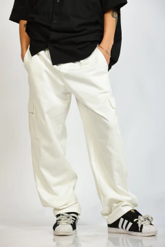 Calça cargo off white - Co BUKA: Calças, Camisetas, Saias, Bermudas e muito mais!