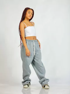 Calça Baggy moletom - comprar online