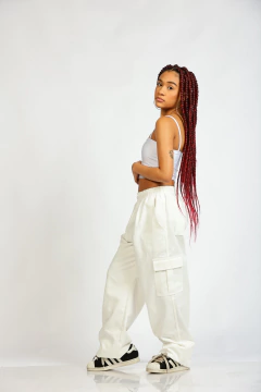 Calça cargo off white - loja online