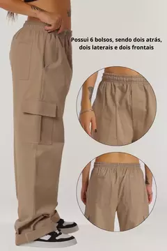 Calça Cargo Caqui Unissex - loja online