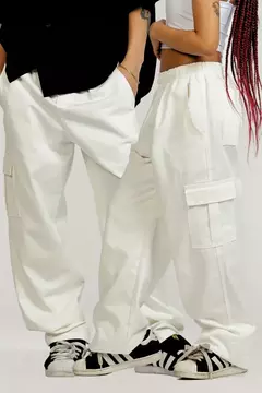 Calça Cargo off White Unissex - comprar online