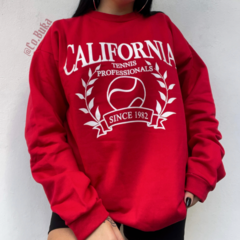 Moletom Califórnia vermelho