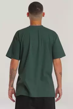 Camiseta Oversized Verde Escura Masculina na internet