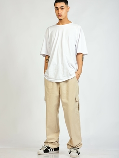 Calça cargo bege - comprar online