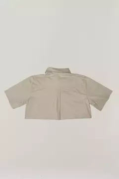 Cropped Work Bege - comprar online