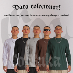 Imagem do Camiseta Oversized Manga Longa Preta