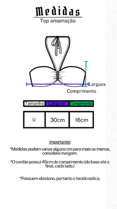 Top amarração Branco