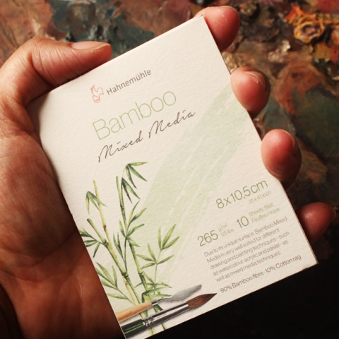 Mini bloco para aquarela 8x10,5cm - Bambu Hahnemuhle