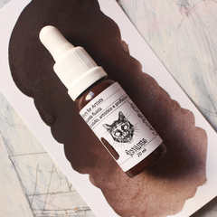 Aquarela fluida na cor Chocoreto (sombra queimada) - tinta de linha profissional