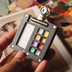 Kit mini estojos portatéis - aquarelas com qualidade profissional - Pestilento Art