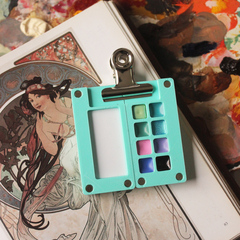 Mini estojo portátil Tiffany - 8 cores de tinta aquarela com qualidade profissional na internet