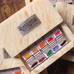 Estojo aquarela 10 cores básicas - estojo em plástico 100% reciclado - Pestilento Art