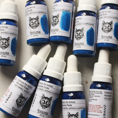 Aquarela fluida na cor Azul de Ftalo (urano) - tinta de linha profissional (cópia) - comprar online