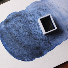 Azul Anis - aquarela profissional com granulação - comprar online